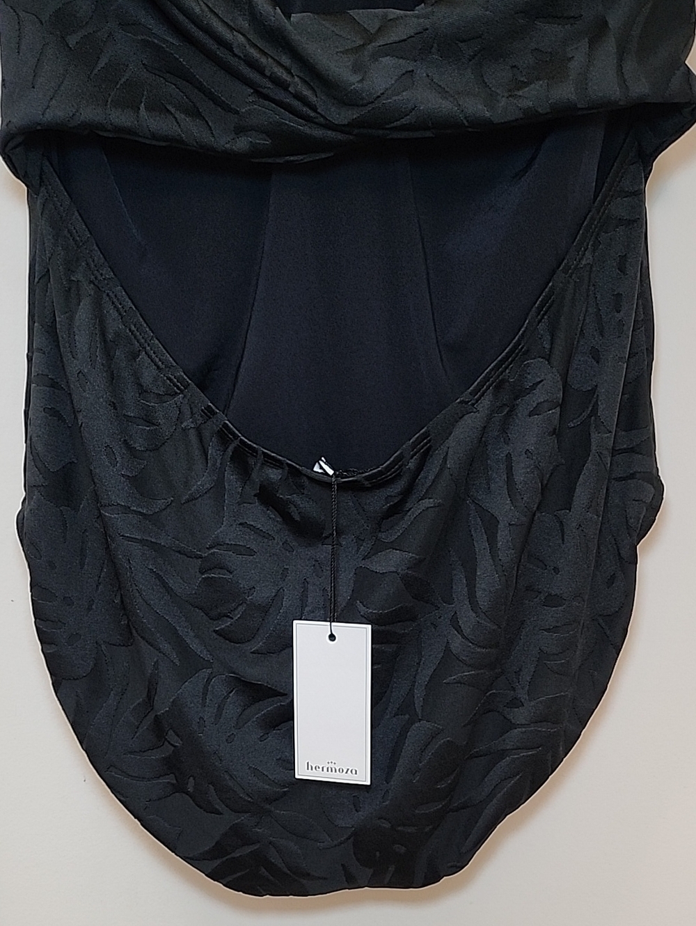 NWT Hermoza Swim LEONOR ONE-PIECE SWIMSUIT BLACK Size 14 - Picture 13 of 16